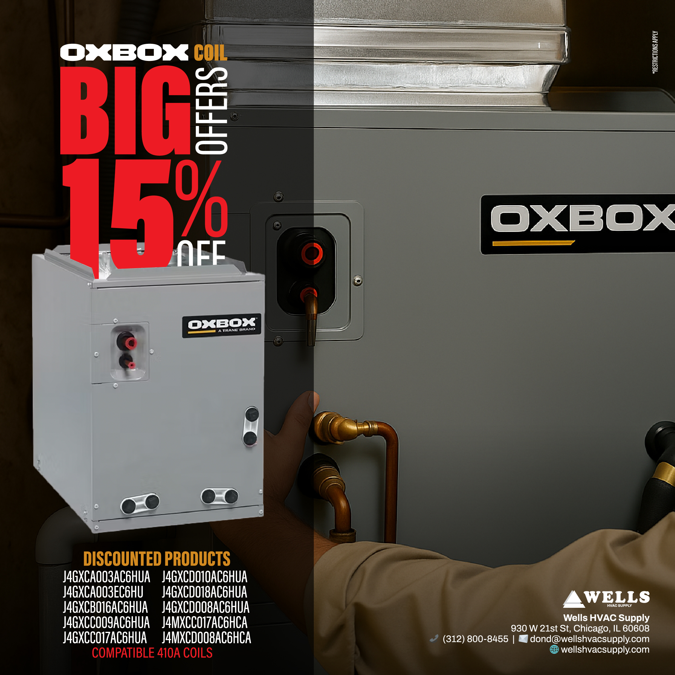 Wells HVAC, Chicago, Illinois, Air conditioners, OXBOX