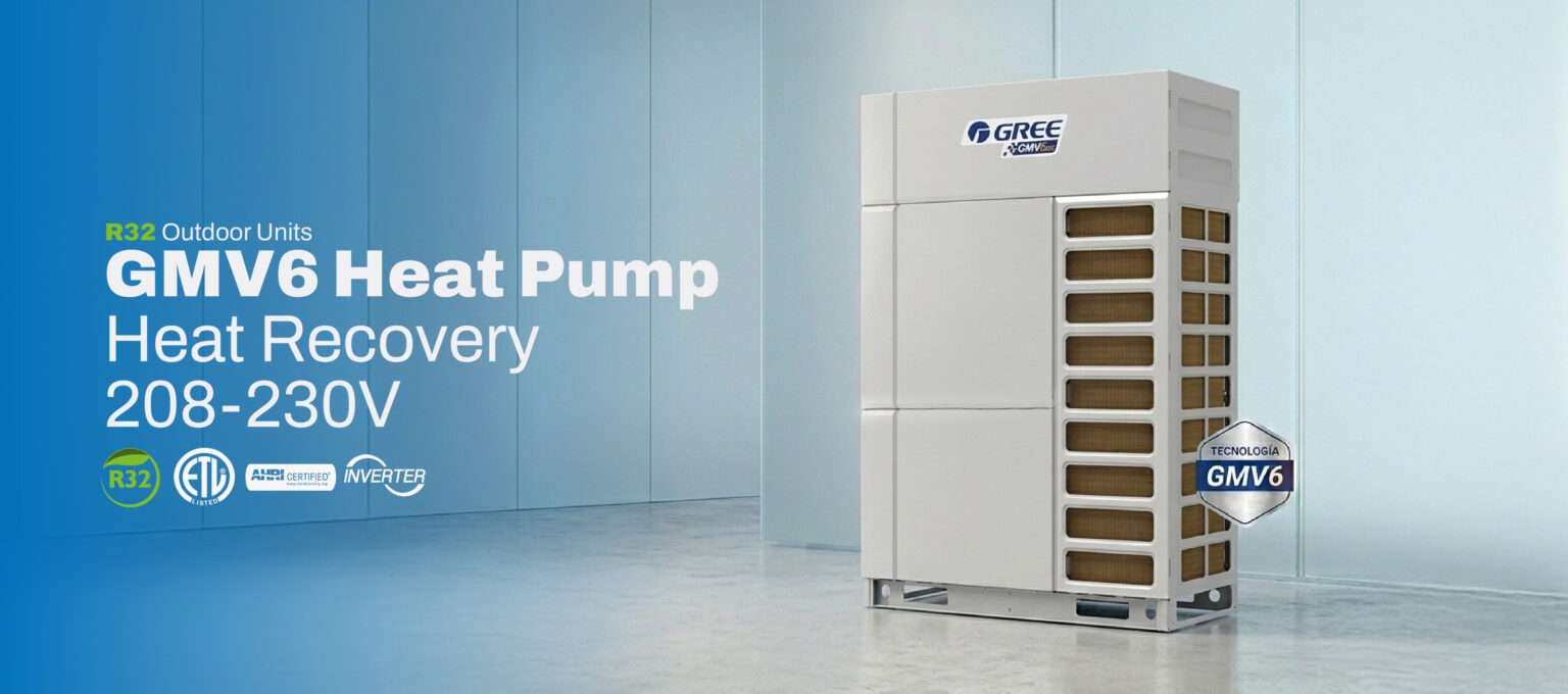 GMV6 Heat Pump Heat Recovery 208-230V