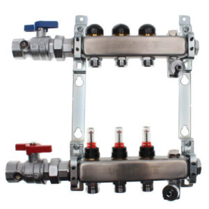 A2700302 3 LOOP MANIFOLD ASSEMBLY WITH BALL VALVES FOR 1/2 PEX